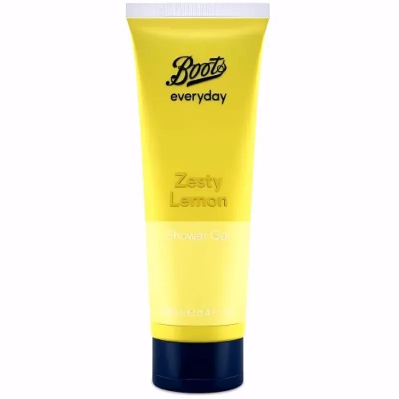 Boots zesty lemon shower gel 250