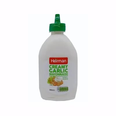 Herman Creamy Garlic Mayonnaise 500ml