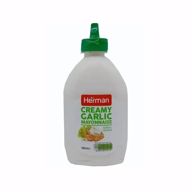 Herman Creamy Garlic Mayonnaise 500ml