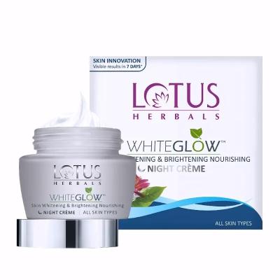 Lotus Herbals White Glow Skin Whitening and Brightening Nourishing Night Creme