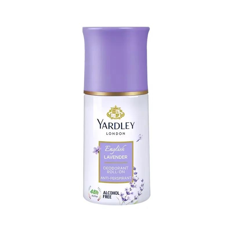 Yardley London Deodorant Roll On Anti Perspirant, English Lavender, 50ml